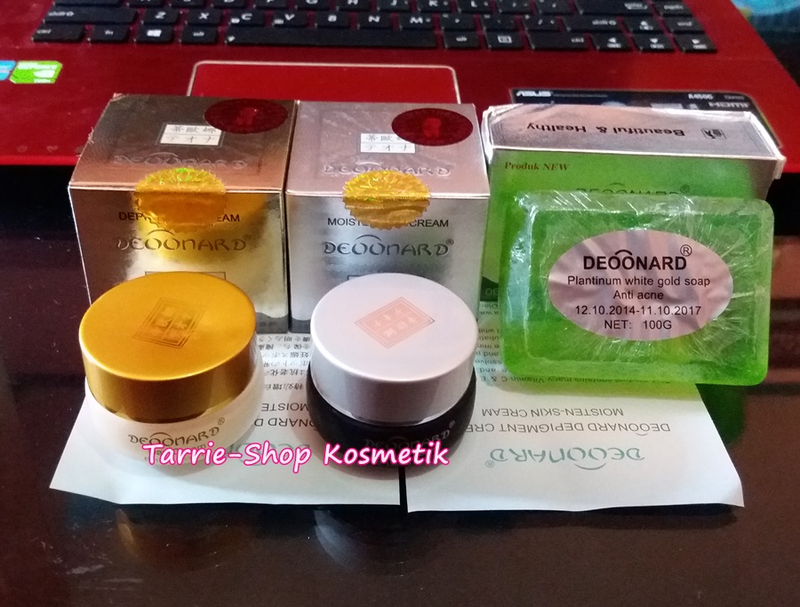 Paket Cream Deoonard Gold Silver Soap Silver Platinum