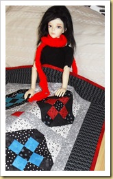 Rayven with his quilt