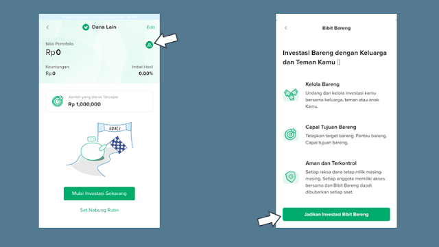 Cara Nabung Bareng di Aplikasi Bibit