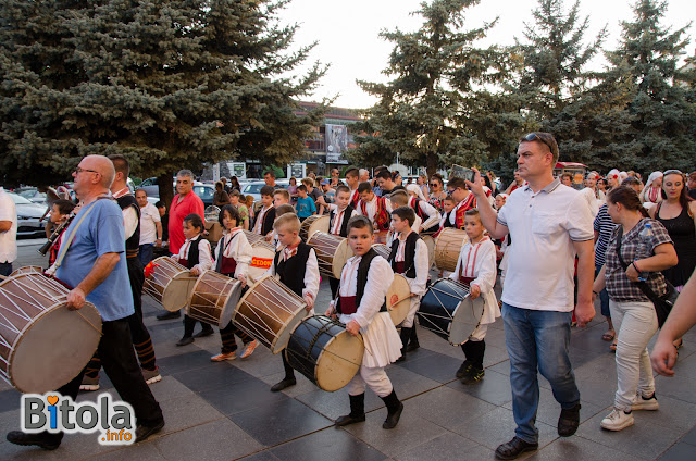 Ilinden Days Ceremony on Shirok Sokak street in Bitola, Macedonia - 27.07.2019