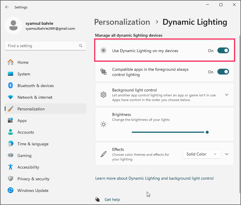 1-windows-11-enable-dynamic-lighting
