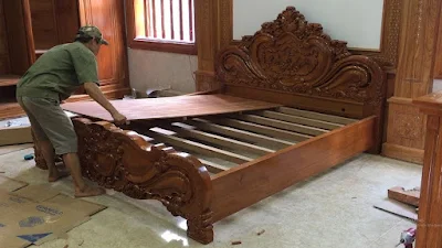 Wooden Bed, Solid Wood Bed, Wooden Single Bed, Wooden Bed