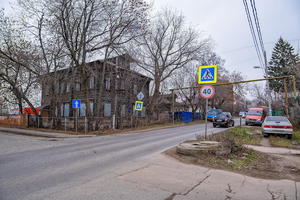 Перекресток улиц Рыбинская и Гужевая