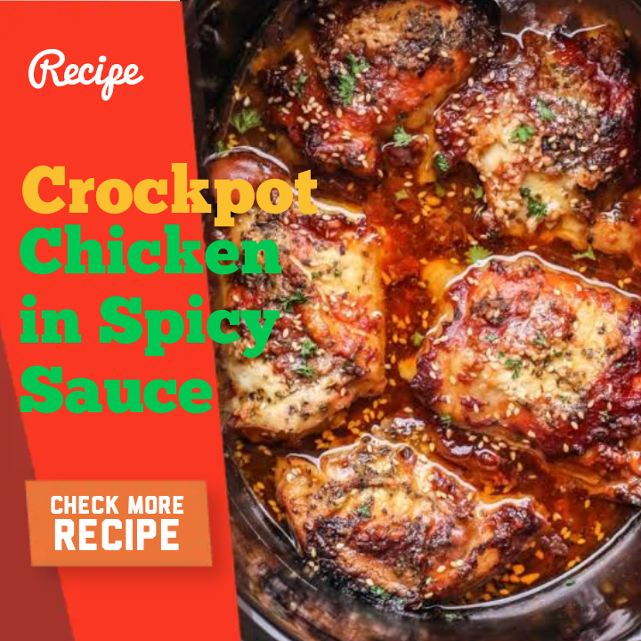 Crockpot Chicken in Spicy Sauce Recipe - IT One First