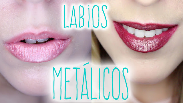 labios metálicos