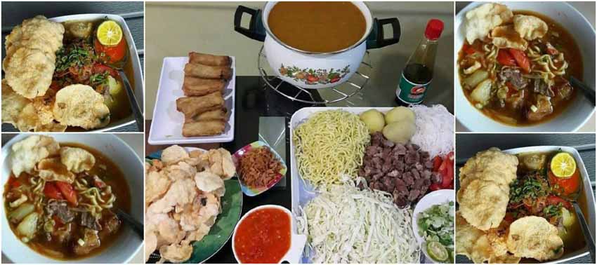 Resep Soto Mie Pedas Komplit