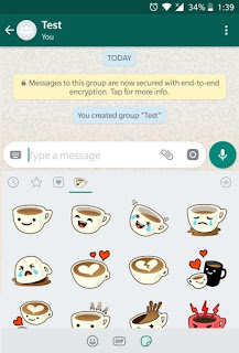  Anda kini sanggup mengirim stiker ke pengguna WhatsApp lainnya Teknik Mengirim Stiker Di WhatsApp