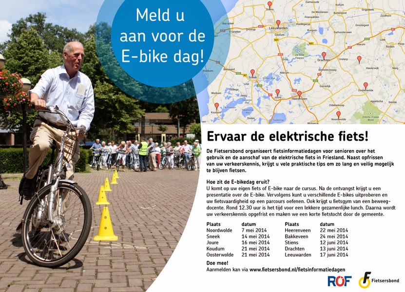 Link naar het aanmeldingsformulier voor de fietsinformatiedag Ebike