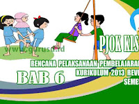 Rpp PJOK Kelas 5 SD Bab 6 Semester 2 Kurikulum 2013 Revisi 2017