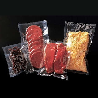 Vacuum bag for meat