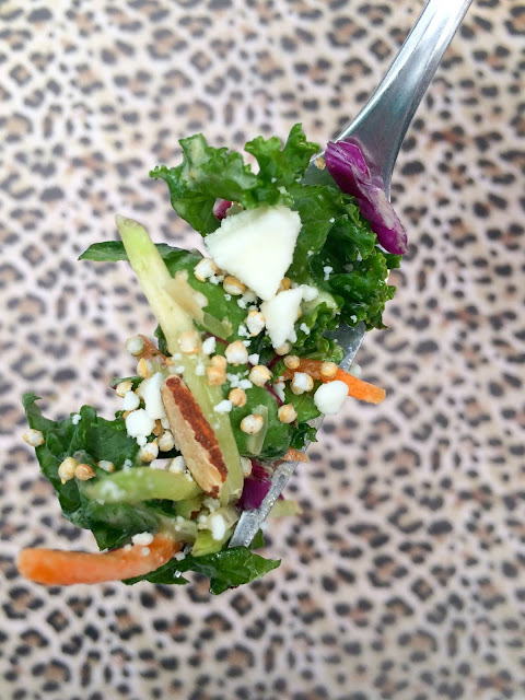 Wild Greens and Crispy Quinoa Salad | www.jacolynmurphycom