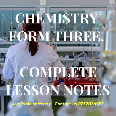 CHEMISTRY FORM THREE NOTES PDF | CHEMISTRY FORM THREE TOPICS