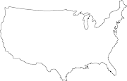 Blank Map of the United States (blank map of the continental united states)
