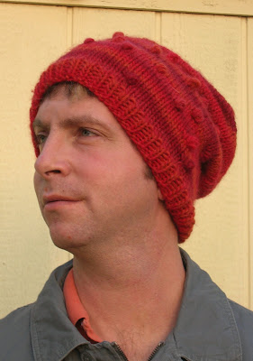 knitting hats  on circular needles