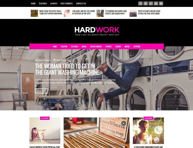 HardWork - Magazine WordPress Theme