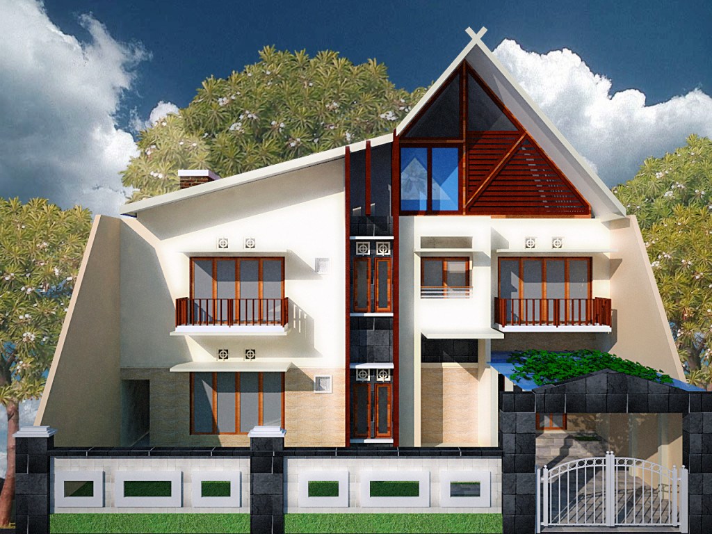 45 desain  rumah  unik idaman terbaik  terkeren di  