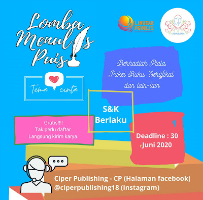 Lomba Menulis Puisi | Tema Bebas | Ciper Publishing