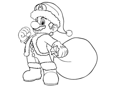 Desenhos do Super Mario para colorir