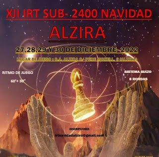 27-30 diciembre, IRT Sub-2400 Navidad Alzira