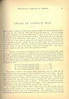 Page 47 from 'Professional Criminals of America' describing Sawdust Men's strategy