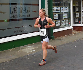 An action picture from the Keyo Brigg Sprint Triathlon 2015