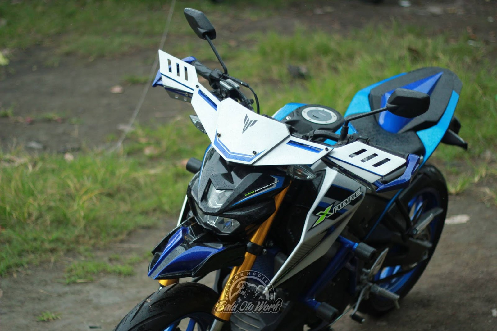 Terinspirasi Dari Moge Yamaha MT 09 Street Rally Modifikasi