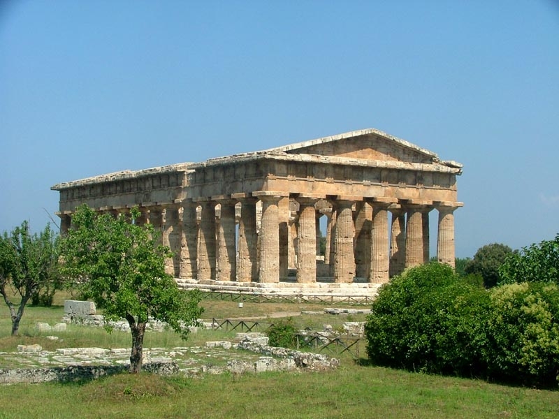 La Sabiduria De Grecia Templo De Hera En Paestum