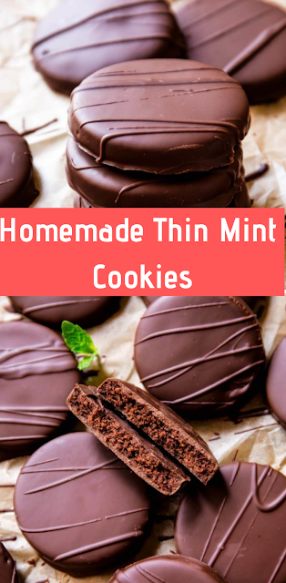 Homemade Thin Mint Cookies