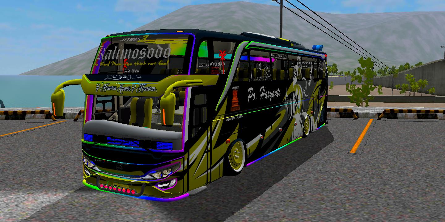 Download File Mod Bussid Bus Full Strobo  livery truck 