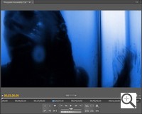 Editor de vídeo ventana del programa