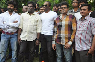 Famous Cricketer Dwayne Bravo at Ula Movie Press Meet