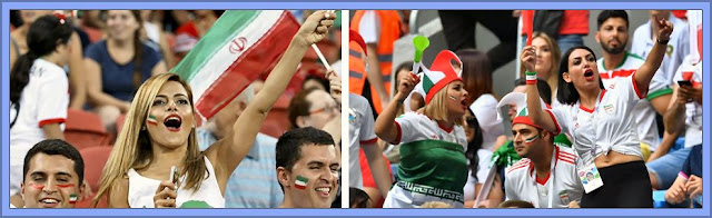 Australia and Russia Are Noted For Iranian Women At Matches