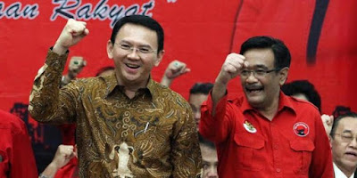 Basuki Tjahaja Purnama Bersama Djarot Saiful Hidayat