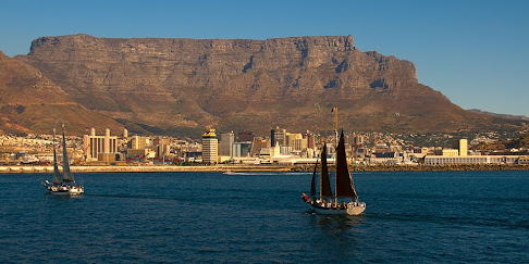 View from Robben Island ferry, Cape Town, South Africa © Matt Prater