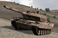 arma2 オランダ軍MOD 砂漠迷彩のレオパルド2主力戦車