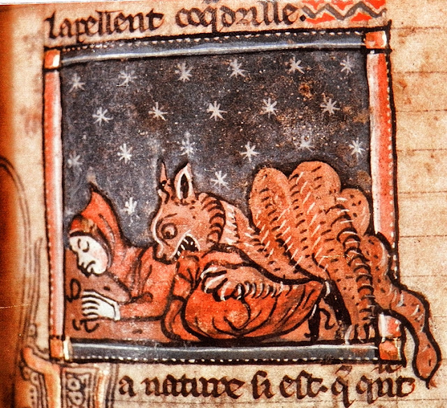 Bestiaire d'Amour MS Douce 308 : les enluminures 