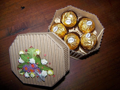 Floral gift box of chocolates 2