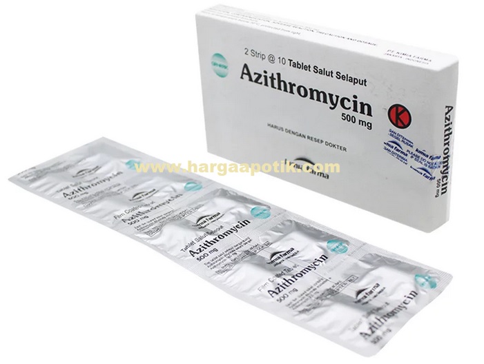 Harga Azithromycin 500 mg di Apotik