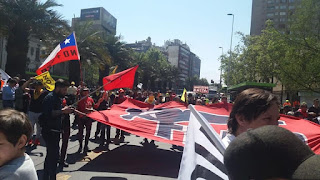 Fotos, Marcha No Mas AFP en Chile FPMR HVOM