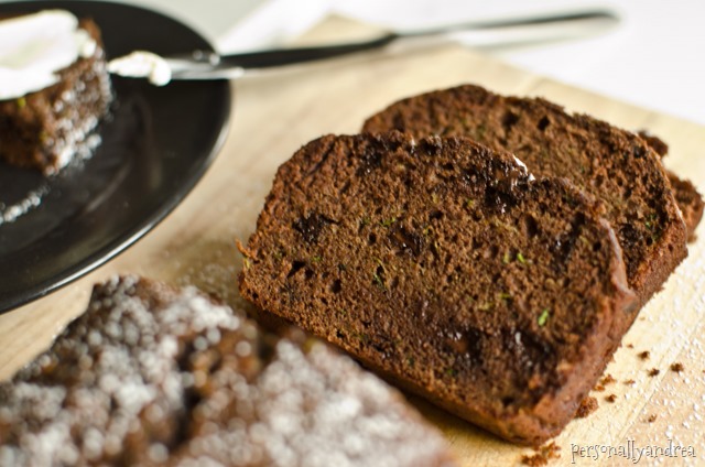 Chocolate Zucchini Loaf | personallyandrea.com