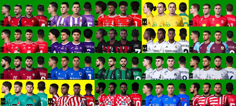 PES 2021 Faces Converted From eFootball 2023