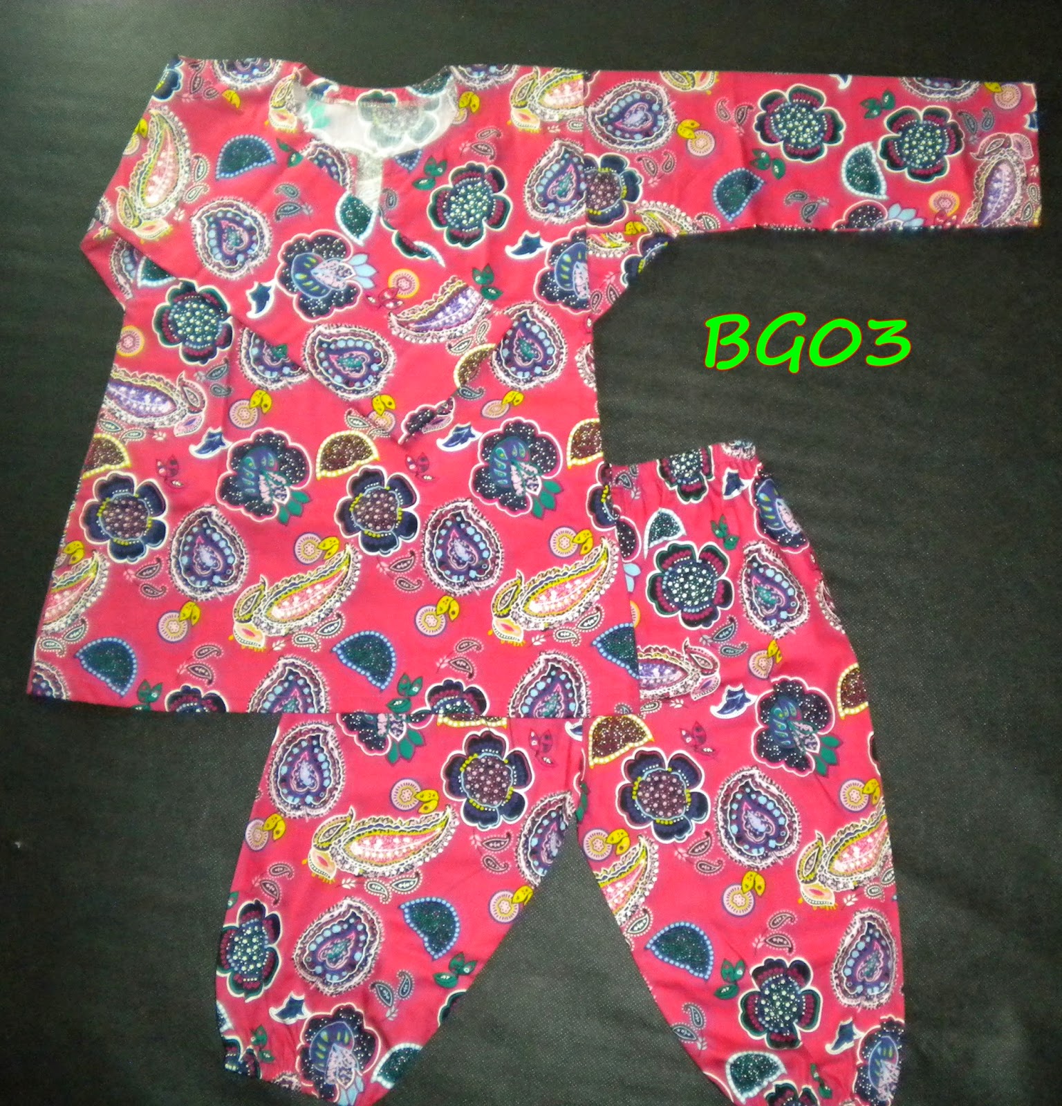 MAMA BABY SHANTEQ SHOPPE BAJU  KURUNG KAIN BATIK  COTTON 