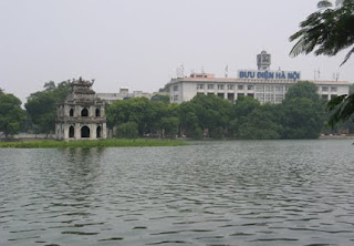 Hanoi clock- save mark time of the capital