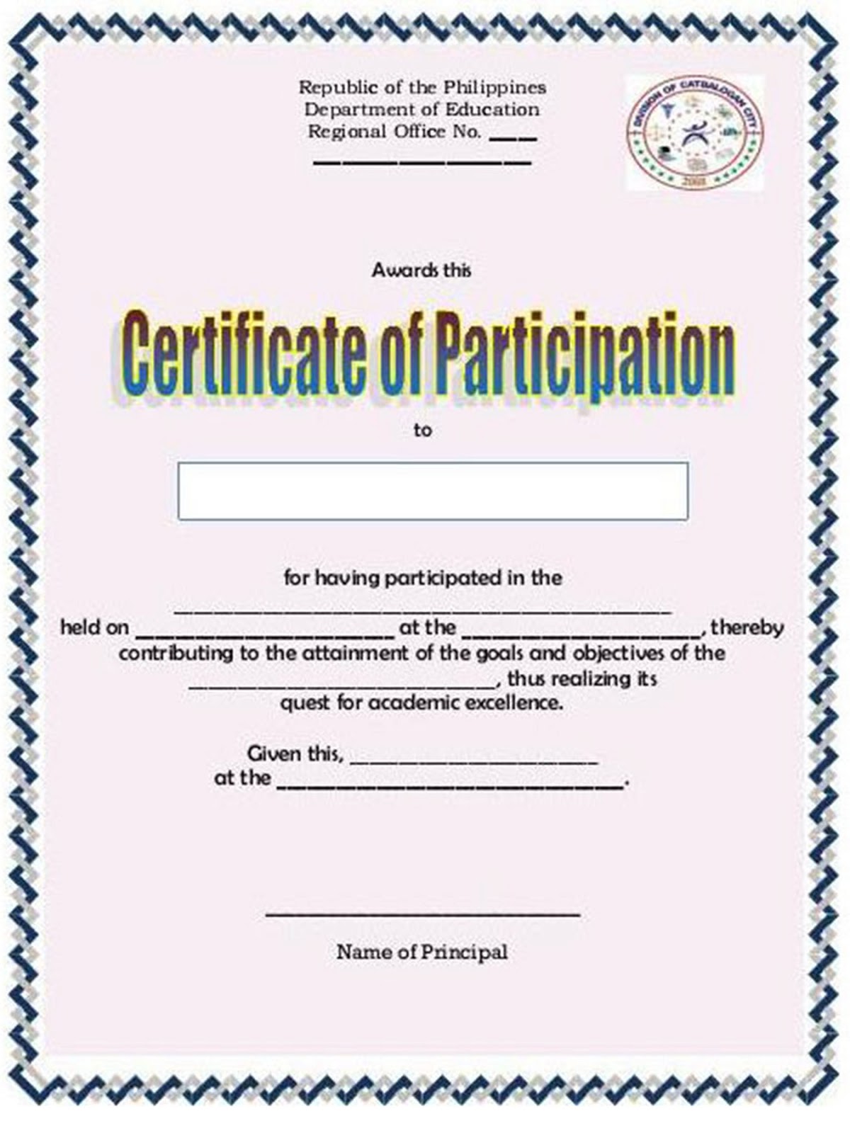 Educational Tips and Product Reviews: Sample Certificate ...