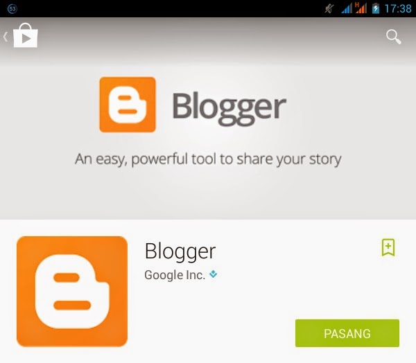 Ngeblog Menggunakan Aplikasi Blogger di Android