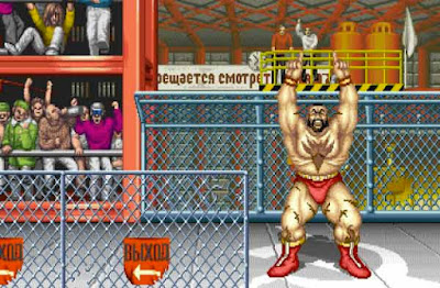 Zangief nel suo stage di ''Street Fighter II''