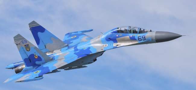 Su-27 бортовий номер 69 синій