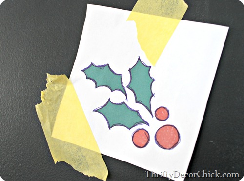 transferring image to chalkboard