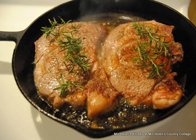 Oven Grilled Rosemary Rib Eye Steak at Miz Helen's Country Cottage