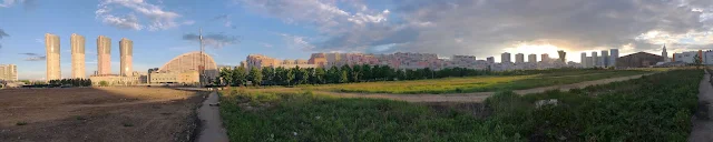 Ходынский бульвар, Ходынское поле, панорама